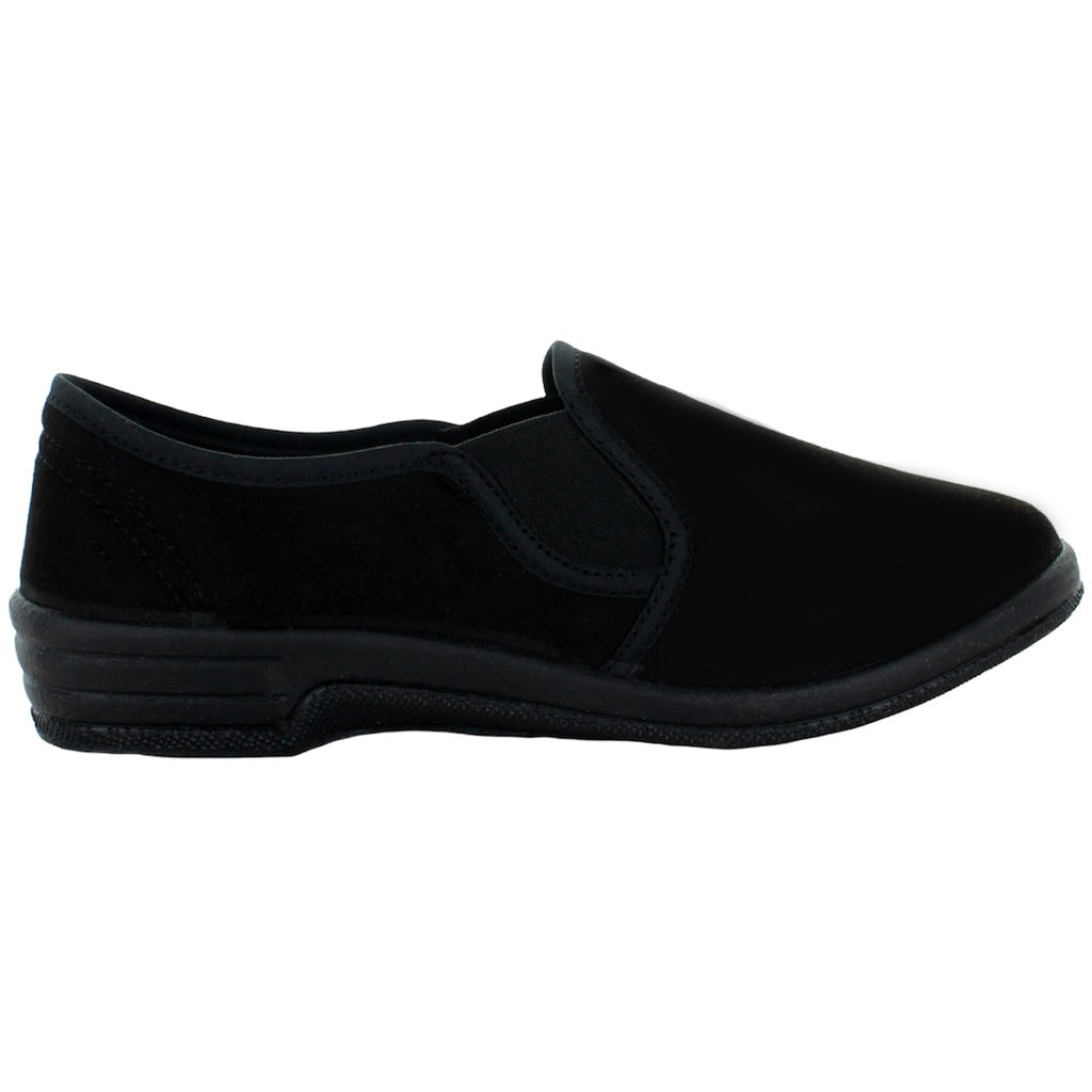 TZIRATE ZAPATO MOCASIN PANTUFLA SUAVE TELA NEGRO MUJER 61434