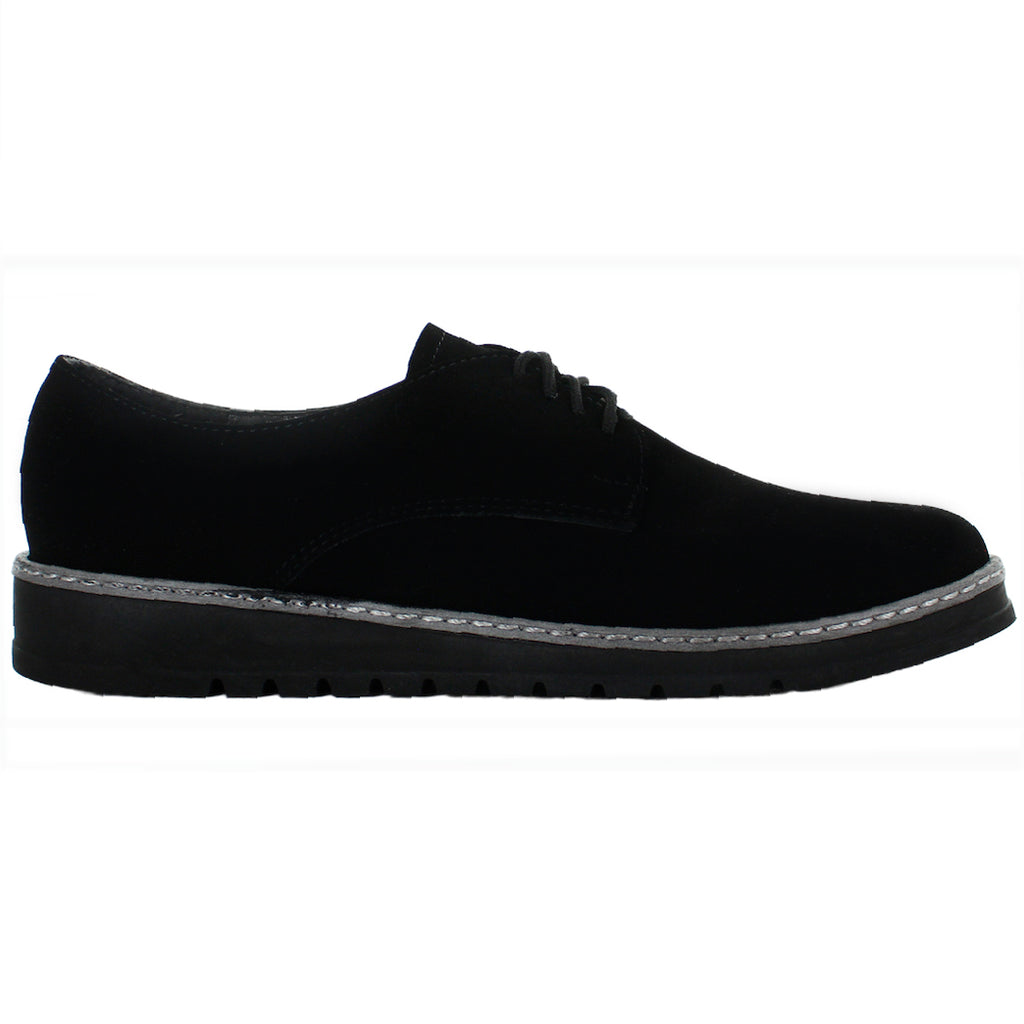 ROJO INTENSO ZAPATO CHOCLO NOBUCK NEGRO JUVENIL 68815