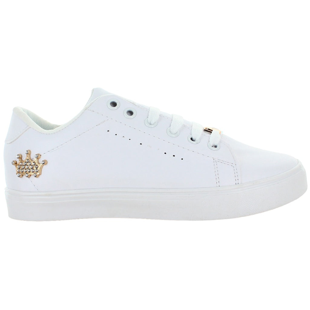 MSHOES TENIS AGUJETAS PRINCESA BLANCO POLIPIEL MUJER 69562