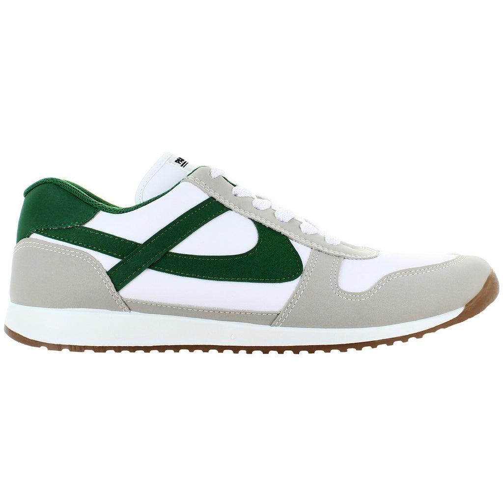 PANAM TENIS CORRER BLANCO/VERDE/GRIS PARA HOMBRE 70035