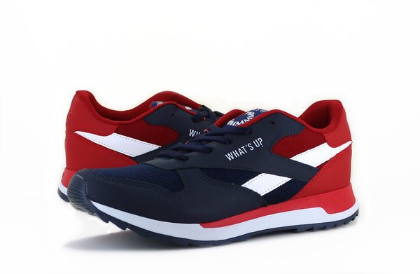 WHATS UP TENIS URBANO MARINO/ROJO/BCO PARA HOMBRE 70215