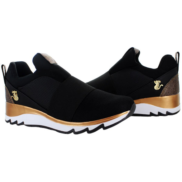 SHADOW TENIS CUÑA NEGRO PARA MUJER 74224