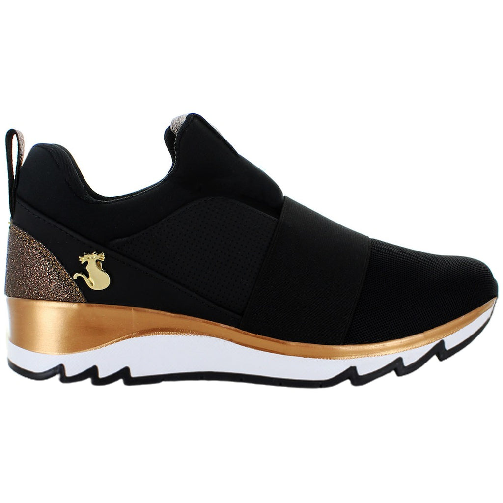 SHADOW TENIS CUÑA NEGRO PARA MUJER 74224