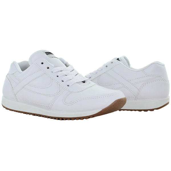 PANAM TENIS ESCOLAR AGUJETA SIMILPIEL BLANCO JUVENIL 76070