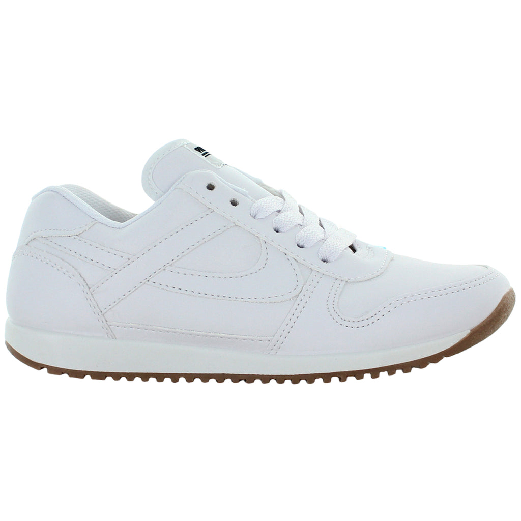PANAM TENIS ESCOLAR AGUJETA SIMILPIEL BLANCO JUVENIL 76070