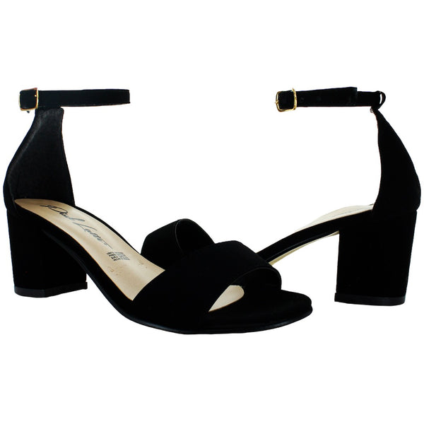 PINK LATTE SANDALIA TACON TACTOPIEL NEGRO MUJER 76120