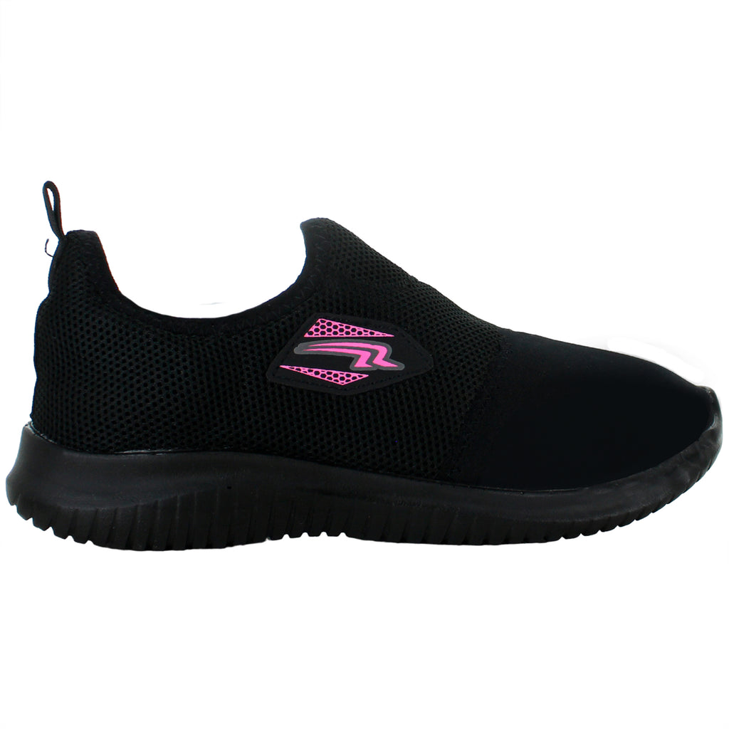 LIBERTY LINE TENIS SLIP ON MODA CONFORT TEXTIL NEGRO 76310