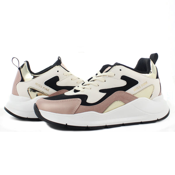 BABY CATS TENIS URBANO BEIG/NEGRO/MAQUILLAJE PARA MUJER 76650