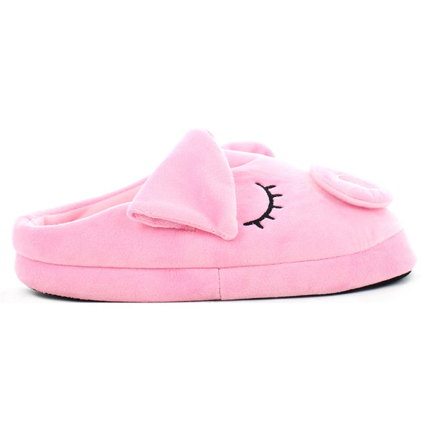 ANDREA PANTUFLA CONFORT ROSA/PUERQUITO PARA MUJER 77158