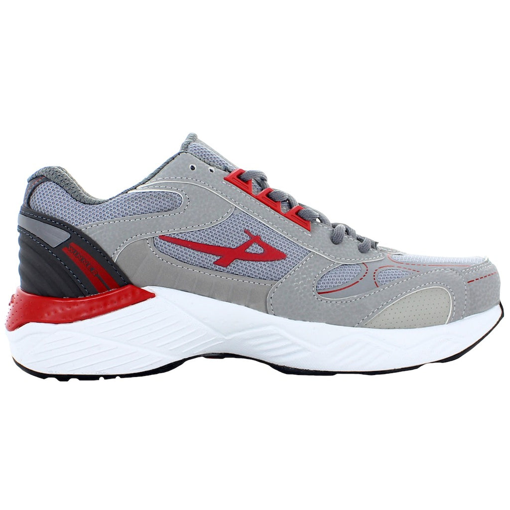 PONTIAC TENIS CORRER GRIS/OXFORD/ROJO PARA HOMBRE 77199