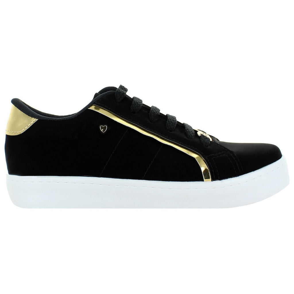 PINK LATTE TENIS CASUAL NEGRO DORADO PARA MUJER 77202