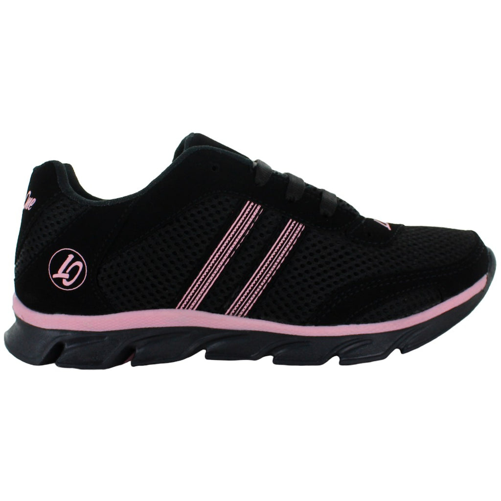 LADY ONE TENIS CORRER FITNESS TEXTIL NEGRO ROSA MUJER 77282