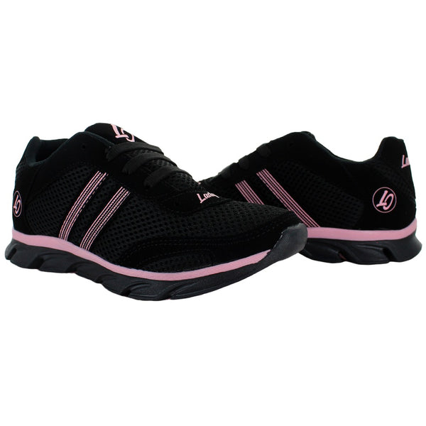 LADY ONE TENIS CORRER FITNESS TEXTIL NEGRO ROSA MUJER 77282