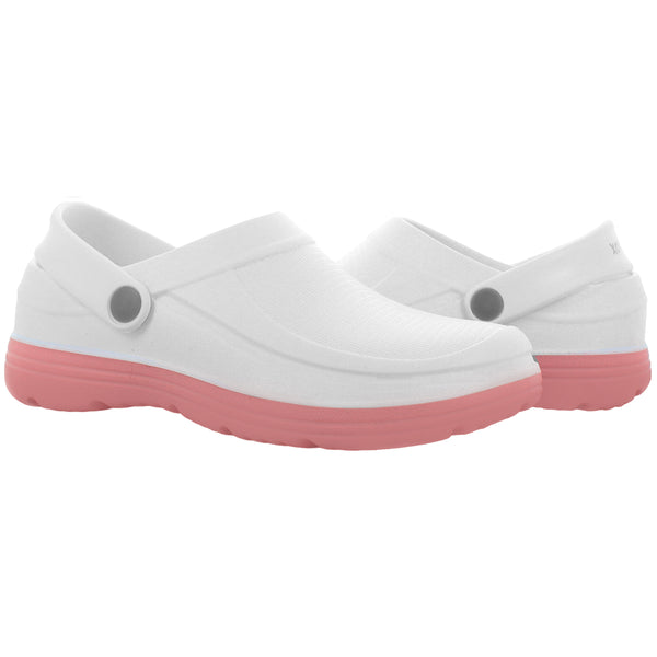 GREEN BOX MOCASIN SUECO BLANCO/ROSA PARA MUJER 77438