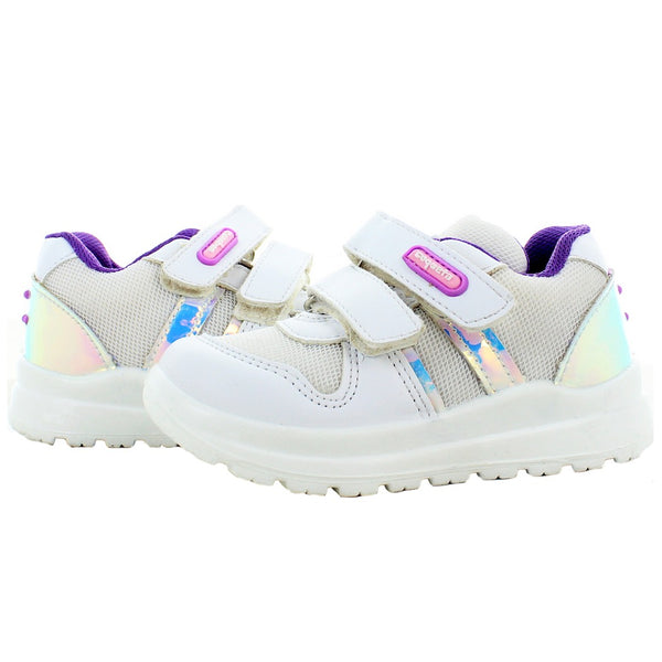COQUETA TENIS CONTACTEL BLANCO/LILA/TORNASOL PARA NIÑA 77831