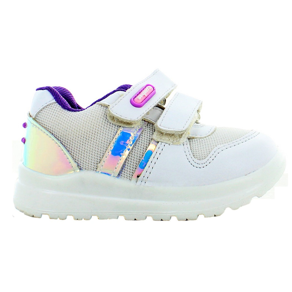 COQUETA TENIS CONTACTEL BLANCO/LILA/TORNASOL PARA NIÑA 77831