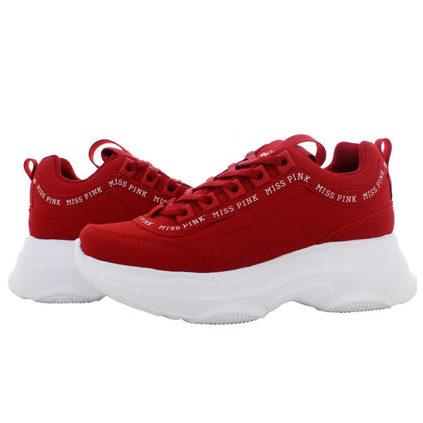 MISS PINK TENIS URBANO ROJO/BLANCO PARA MUJER 78101