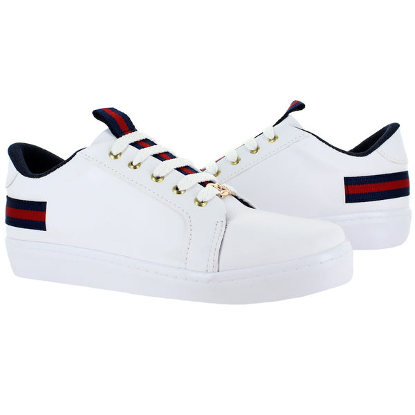 PINK LATTE TENIS URBANO MODA CASUAL SPORT LINEAS MUJER 78115