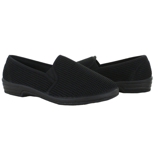 TZIRATE MOCASIN SLIP ON NEGRO TEXTIL MUJER 78368