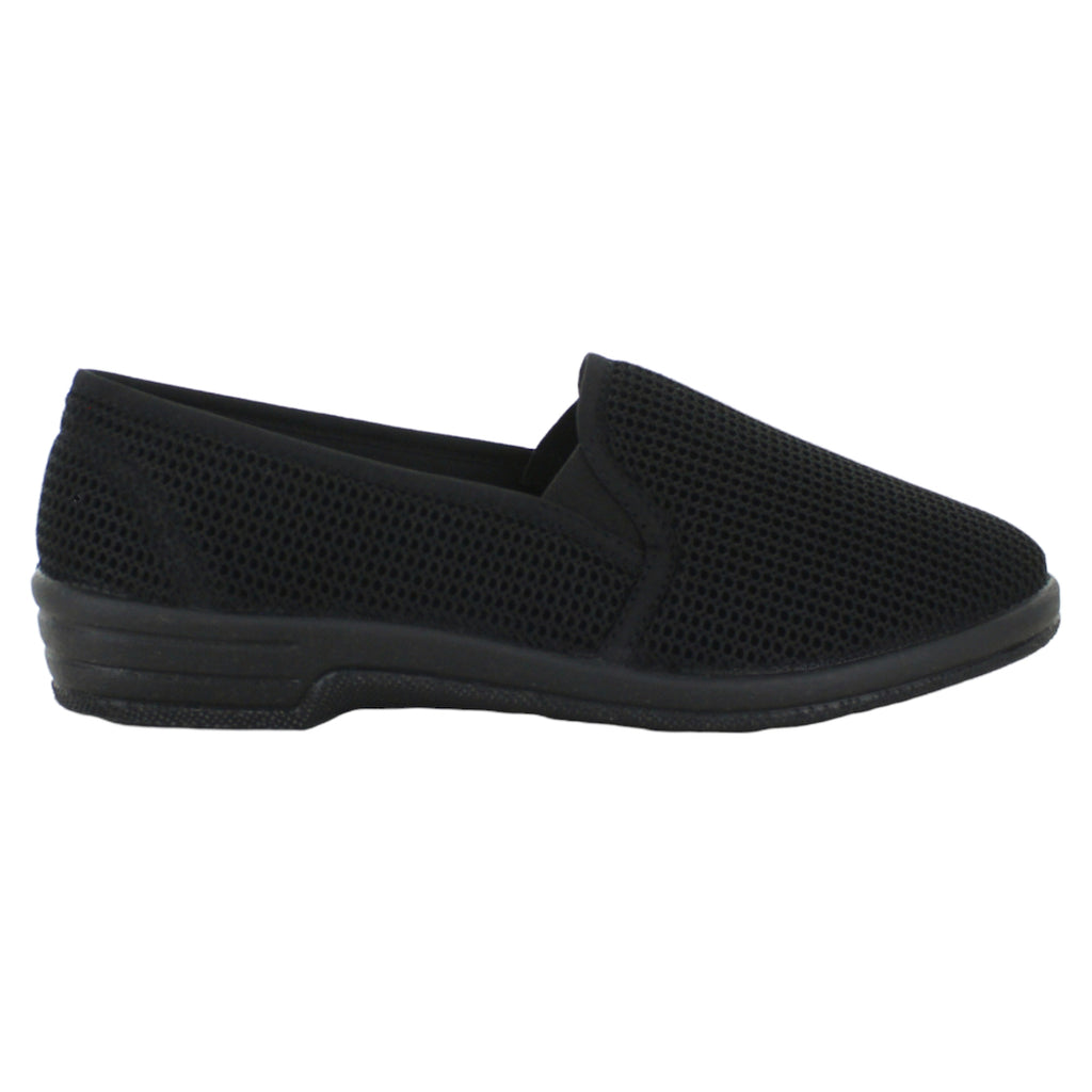 TZIRATE MOCASIN SLIP ON NEGRO TEXTIL MUJER 78368