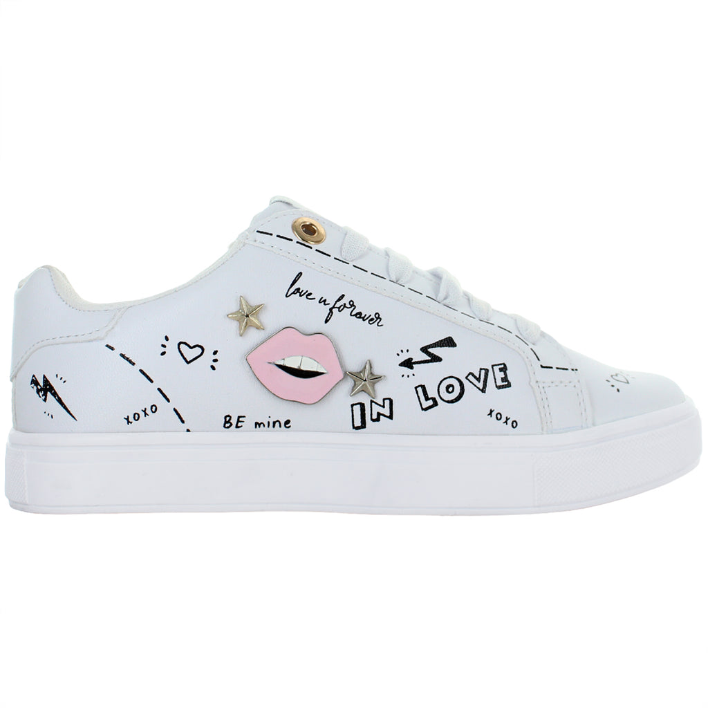 GOSH TENIS CASUAL MODA CONFORT POLIPIEL BLANCO MUJER 78680