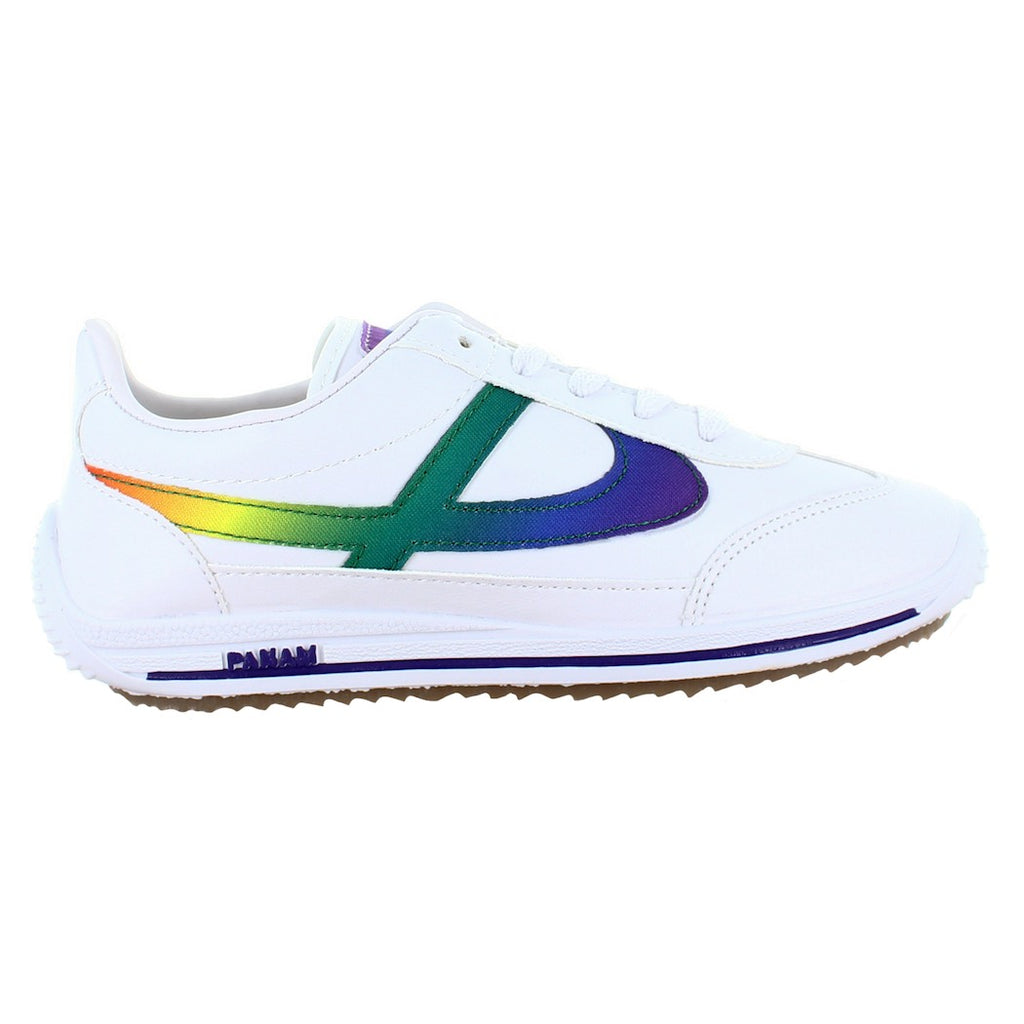 PANAM TENIS AGUJETA BLANCO MULTICOLOR ARCOIRIS PARA MUJER 79127
