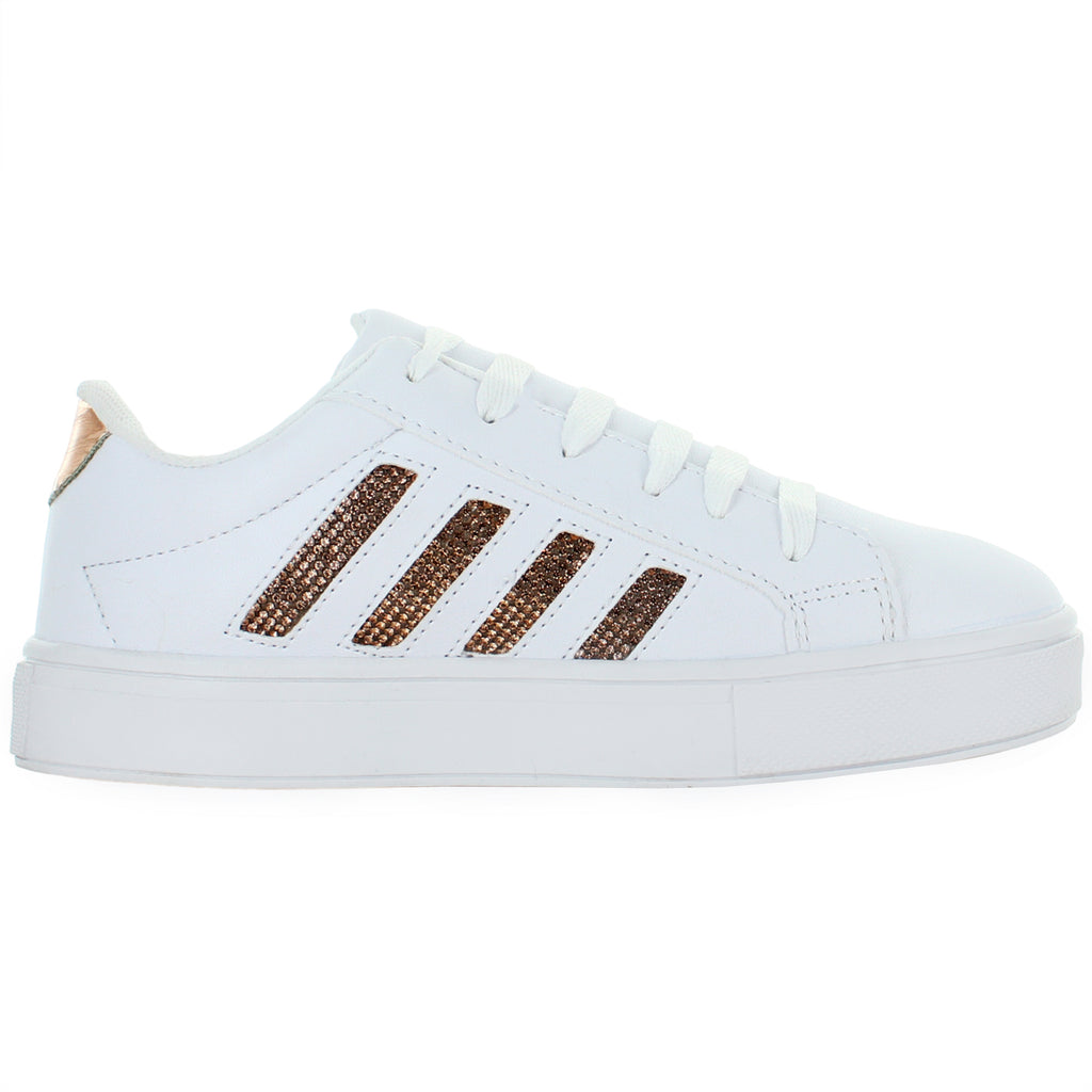 ZIZUS TENIS SNEAKERS MODA CASUAL POLIPIEL ORO JUVENIL 80094