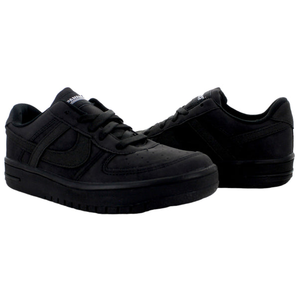 PANAM TENIS SKATE AGUJETA SIMILPIEL NEGRO JUVENIL 80771