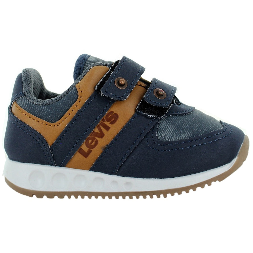 LEVIS TENIS VELCRO MEZCLILLA MARINO NIÑO 81071