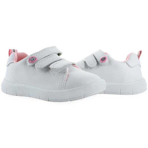 BUBBLE GUMMERS TENIS VELCRO ESCOLAR SIMILPIEL NIÑA 81661