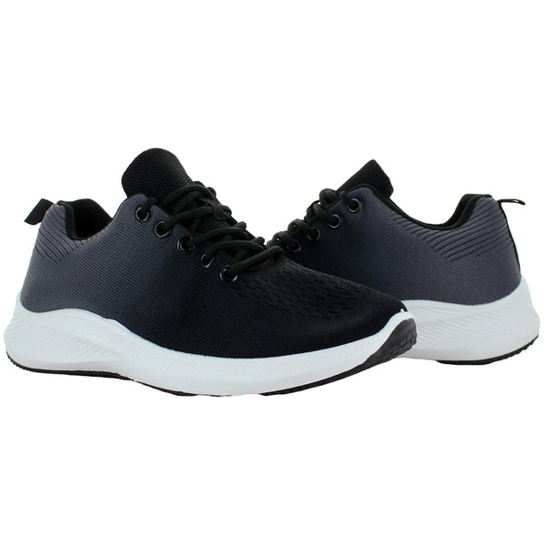 PINK LATTE TENIS CORRER ATLETICO NEGRO GRIS JUVENIL 81768