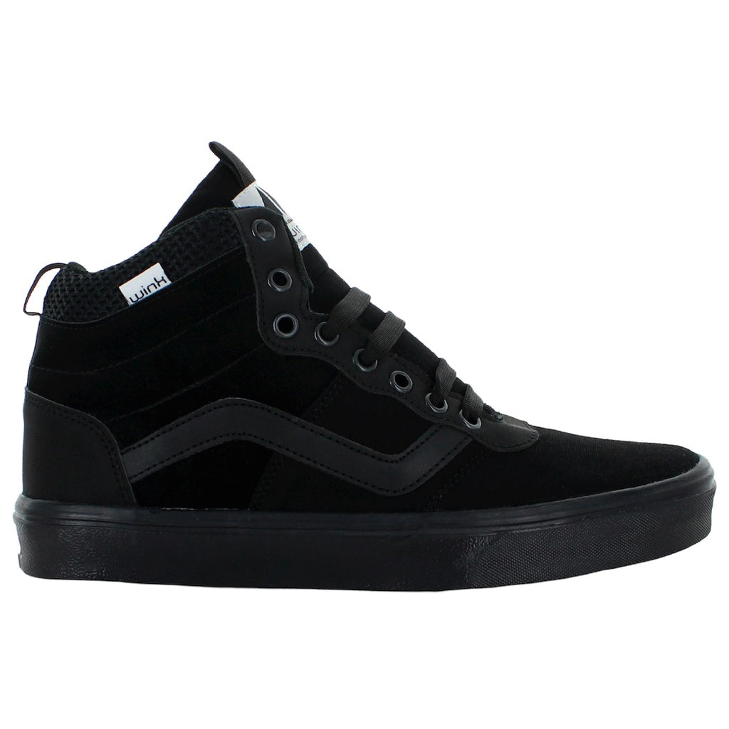 WINK TENIS SKATE BOTA NEGRO BLANCO HOMBRE 81827