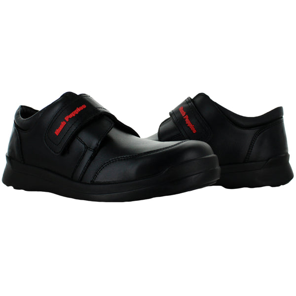 HUSH PUPPIES ZAPATO CHOCLO ESCOLAR PIEL NEGRO NIÑO 81868