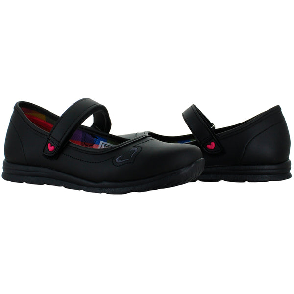 NICK & WICK ZAPATO DISEÑO ESCOLAR POLIPIEL NEGRO NIÑA 81951