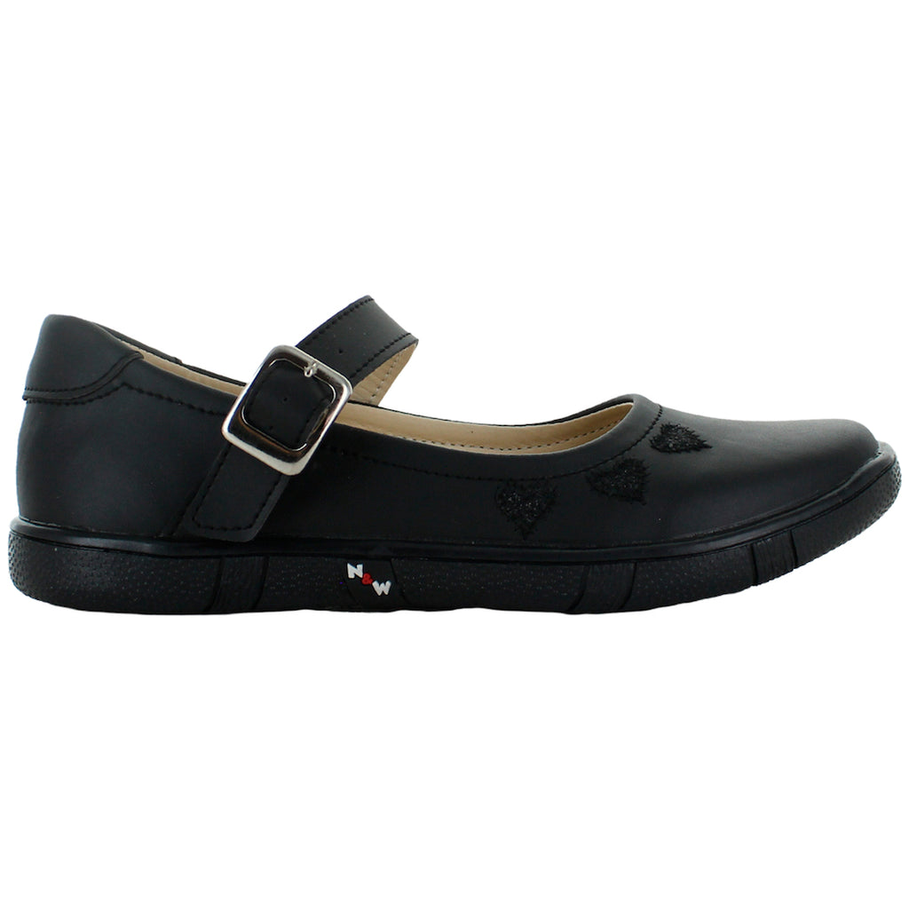 NICK & WICK ZAPATO DISEÑO ESCOLAR POLIPIEL NEGRO NIÑA 81953