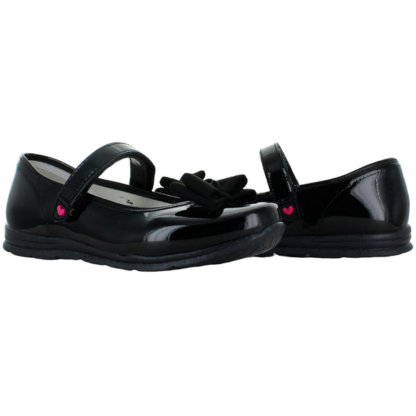 NICK & WICK ZAPATO VELCRO ESCOLAR CHAROL NEGRO JUVENIL 82054