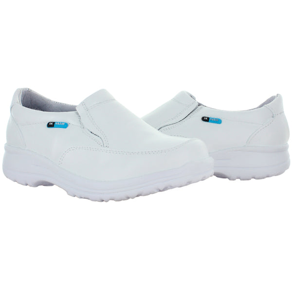 DR HOSUE ZAPATO ENFERMERIA PIEL VACUNO BLANCO MUJER 82075