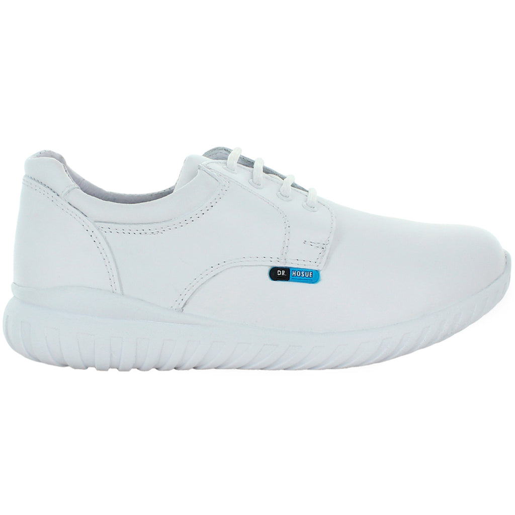 DR HOSUE ZAPATO MEDICO AGUJETA PIEL BLANCO HOMBRE 82081