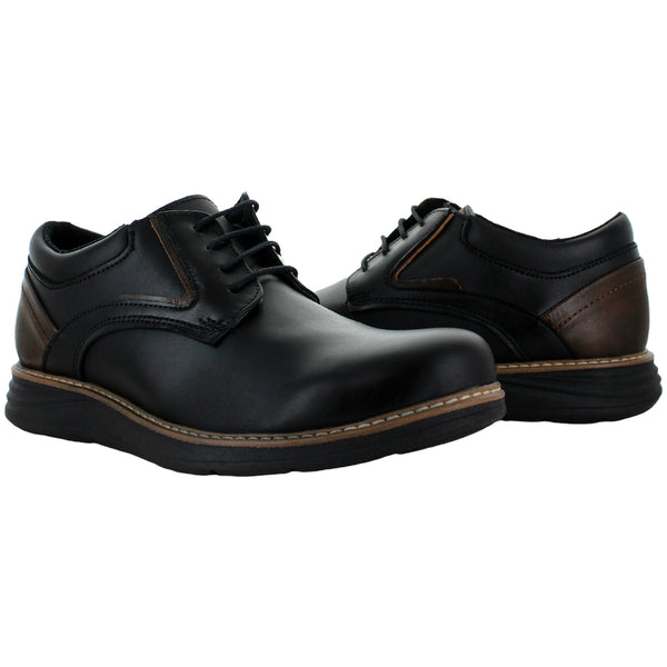 SEBASTIAN ZAPATO CASUAL AGUJETA ECOPIEL NEGRO HOMBRE 82153