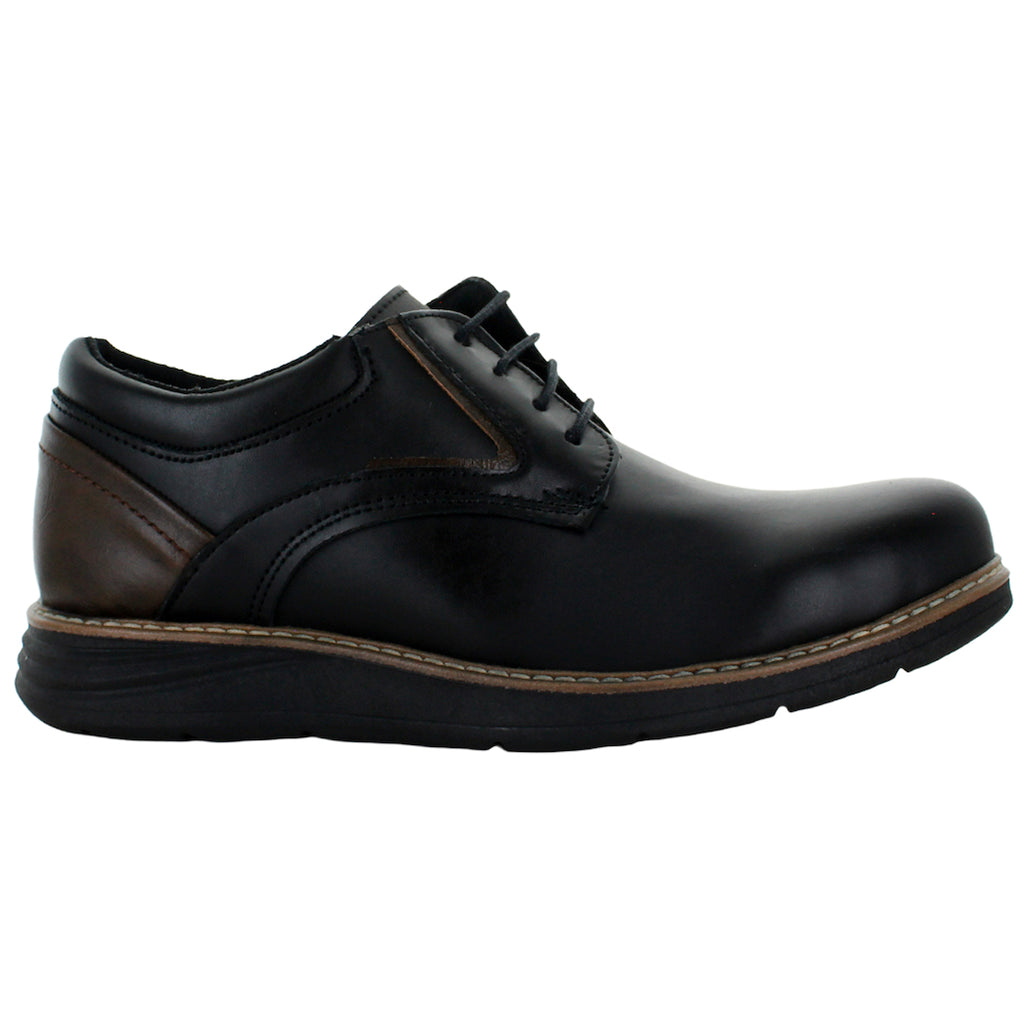 SEBASTIAN ZAPATO CASUAL AGUJETA ECOPIEL NEGRO HOMBRE 82153