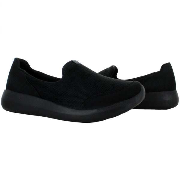 JANLO TENIS SLIP ON CONFORT FRESCO NEGRO JUVENIL 82205