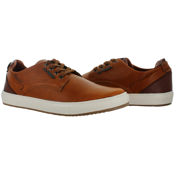 CLASBEN TENIS CONFORT MODA TACTOPIEL CAFE HOMBRE 82251