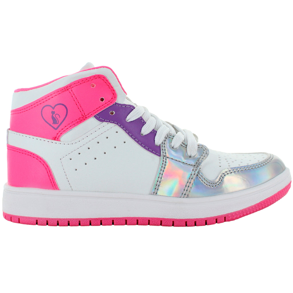 BABY CATS TENIS BOTA BASKET ECOPIEL BLANCO NIÑA 82273