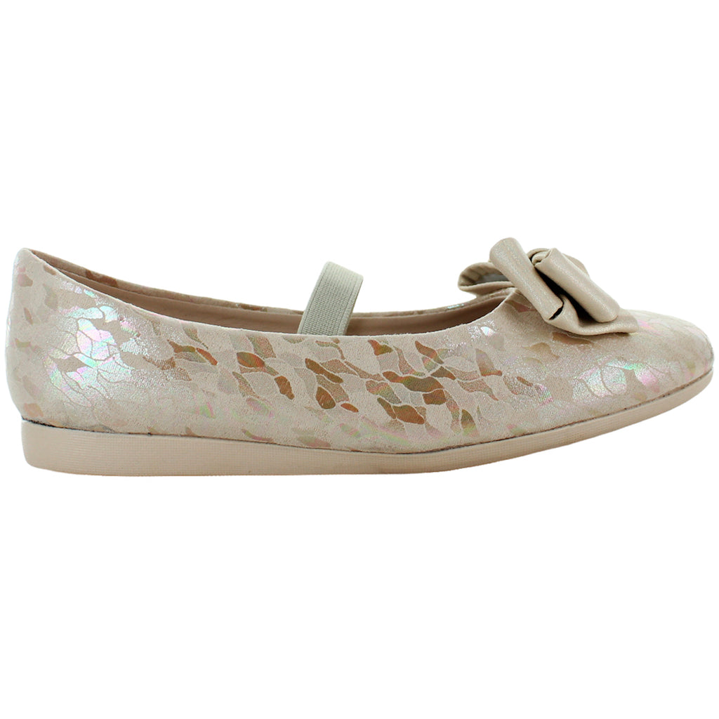 MISS PINK BALERINA FLAT ELASTICO ECOPIEL DORADO NIÑA 82277
