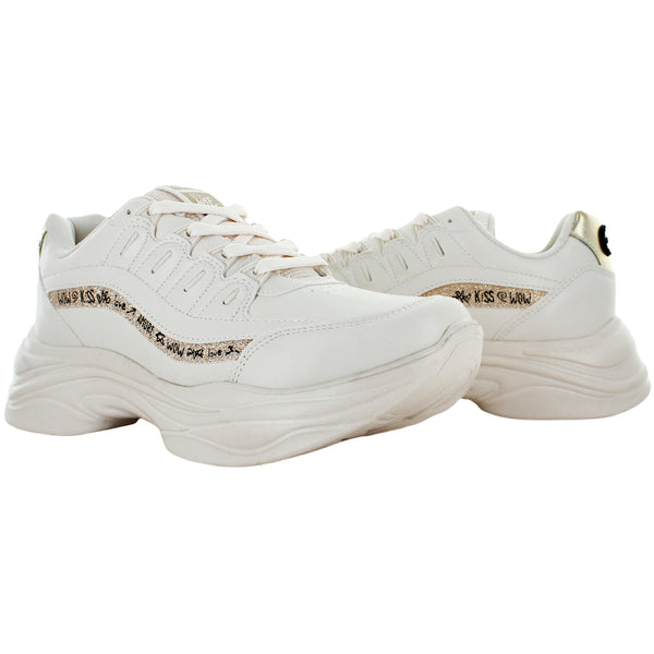 CLASBEN TENIS CASUAL DEPORTIVO OUTFIT MODA LATTE MUJER 82313