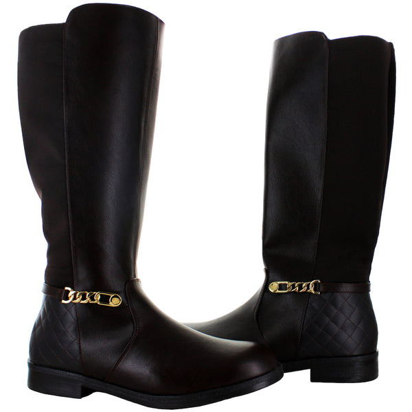 TROPICANA BOTA ALTA VESTIR CASUAL POLIPIEL CAFE MUJER 82637