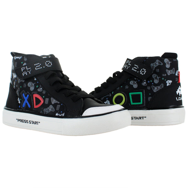 TROPICANA BOTA DISEÑO GAMER POLIPIEL NEGRO NIÑO 82654