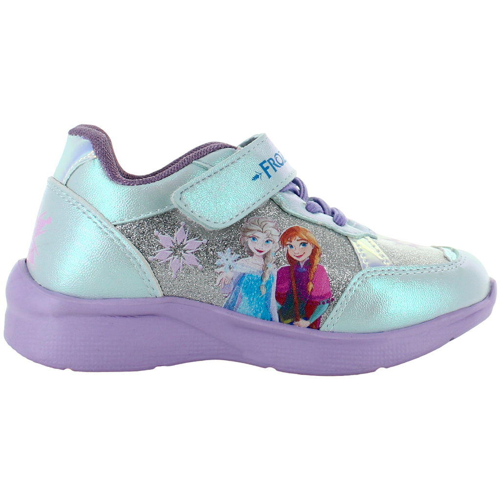 FROZEN TENIS DISEÑO CASUAL DISNEY ELSA Y ANNA PLATA NIÑA 82697