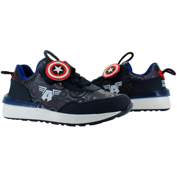 CAPITAN AMERICA TENIS ESCUDO AVENGERS TEXTIL AZUL NIÑO 82705
