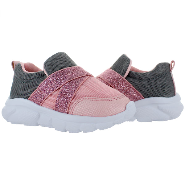 COQUETA TENIS SLIP ON CONFORT ROSA GRIS NIÑA BEBE 82869